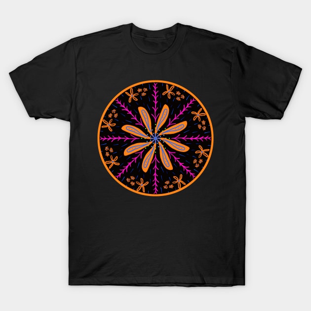 Hippie Flower Ornament T-Shirt by letnothingstopyou